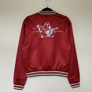 True Religion Satin Buddha Bomber